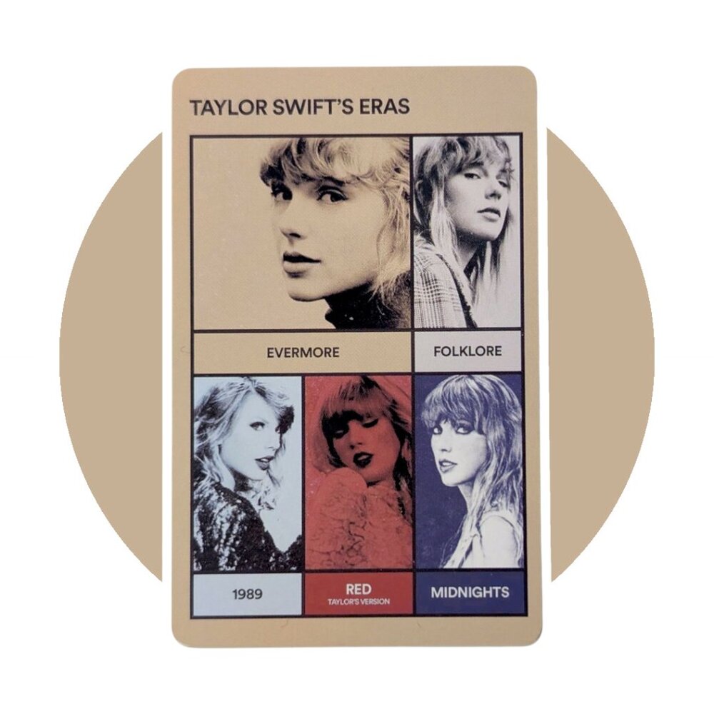 Taylor Swift The Eras Tour Photo Art Trading Card (WW110): Evermore, 3.25 in.